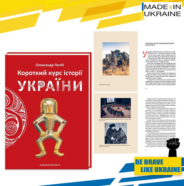 A history of Ukraine. A short course. Oleksandr Palii. Ukrainian language. 2023