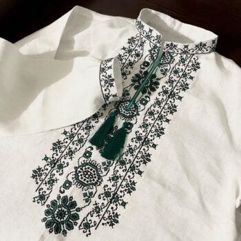 men linen individual tailoring shirt vyshyvanka embroidery traditional ukrainian...